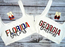 Load image into Gallery viewer, Florida gators crop top
