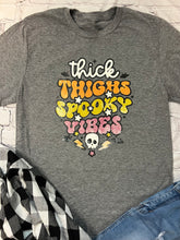 Load image into Gallery viewer, Thick thighs Spooky vibes Tee
