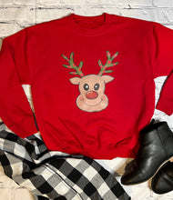 Load image into Gallery viewer, Reindeer youth sweatshirt

