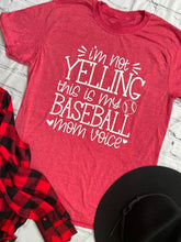 Load image into Gallery viewer, Baseball Mom voice Tee
