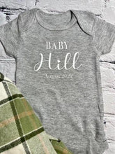 Load image into Gallery viewer, Custom Baby Announcement Onsie
