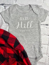 Load image into Gallery viewer, Custom Baby Announcement Onsie
