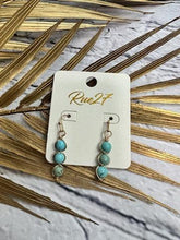 Load image into Gallery viewer, Stone trio Earrings
